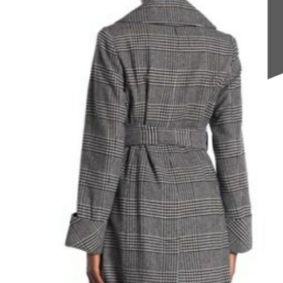 Nine West Double Breasted Wool Blend Coat - Picture 10 of 10